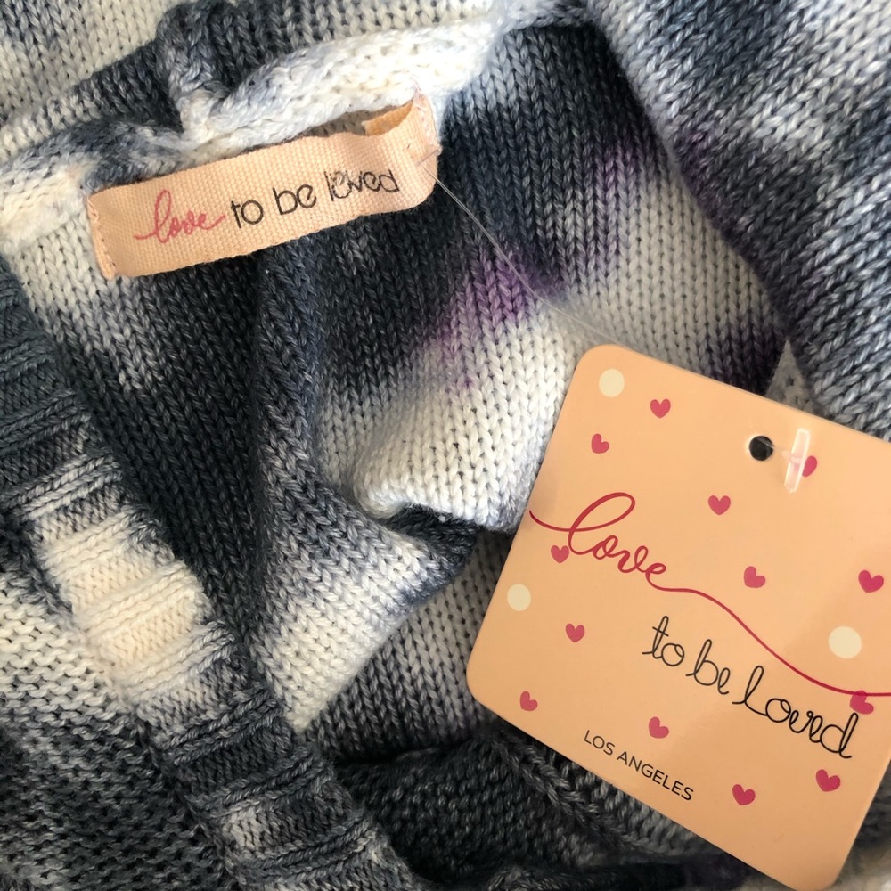 Girls Hooded Tie Dye Sweater Sz 16 - Picture 5 of 8